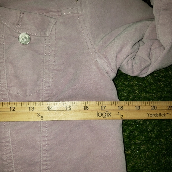 Forever 21 Lavender Purple Sherpa Jacket High Collar w/Pockets Size S H1 - Picture 6 of 7